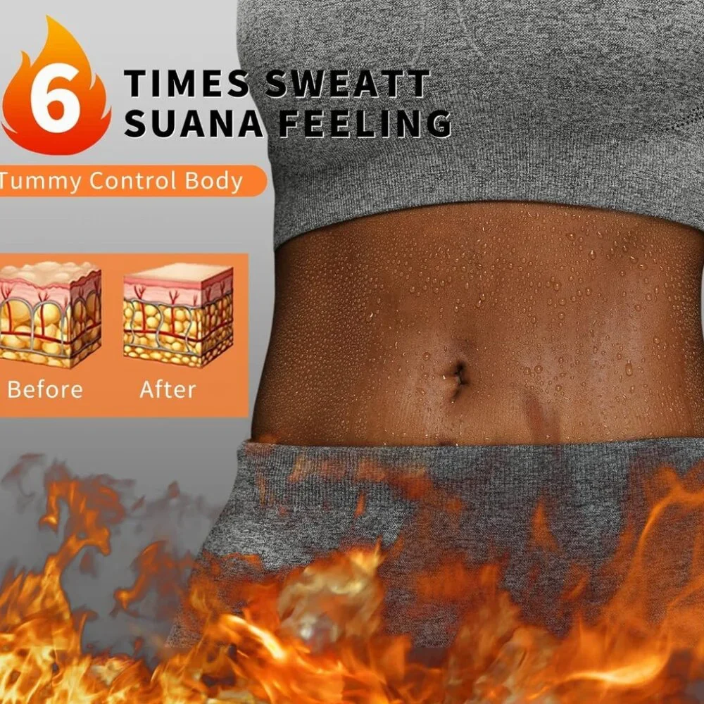 Sweat Band & Waist Trainer for Stomach and Lower Belly - Sauna Waist